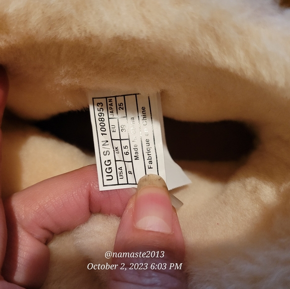 I Heart Ugg Knotty Paint Splatter Ankle Boots Shearling Sherpa Suede Boot #556 - Picture 12 of 14